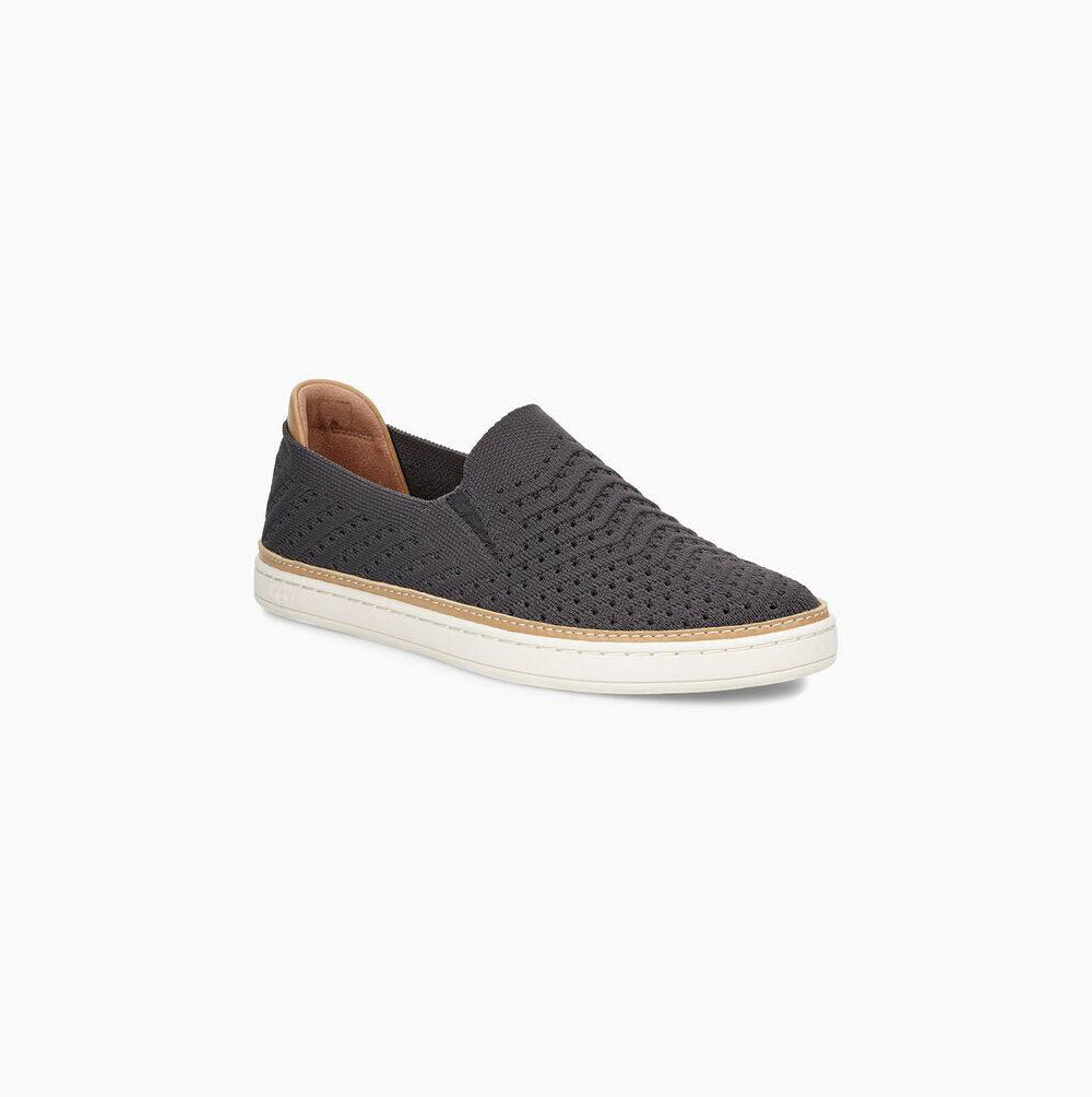 UGG Sammy Chevron Deep Grey Sneakers for Women (OMVN67503)